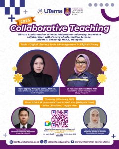 Collaborative Teaching Widyatama dan Malaysia.