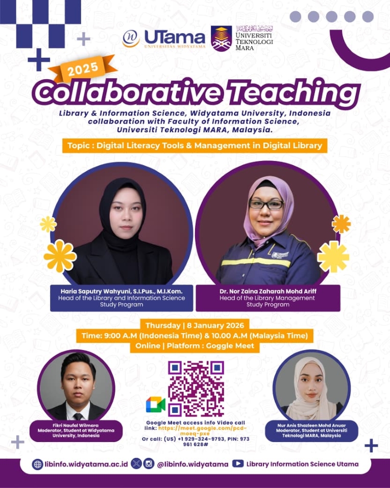 Collaborative Teaching Widyatama dan Malaysia.